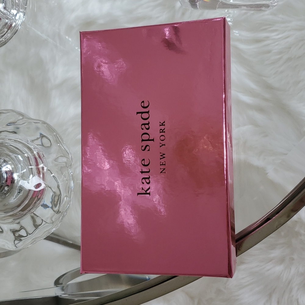 ‼️LAST DAY!♠️ KATE SPADE Boxed Spencer Foliage Plaid Small Slim Bifold Wallet ♠️ - Picture 8 of 8
